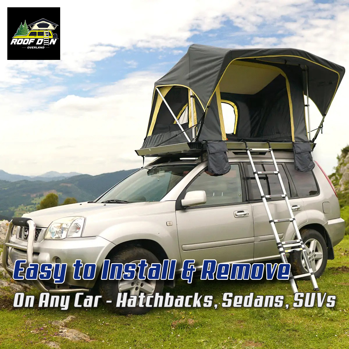 RoofDen Werewolf32 Ultralight Roof Top Tent – 2 Person