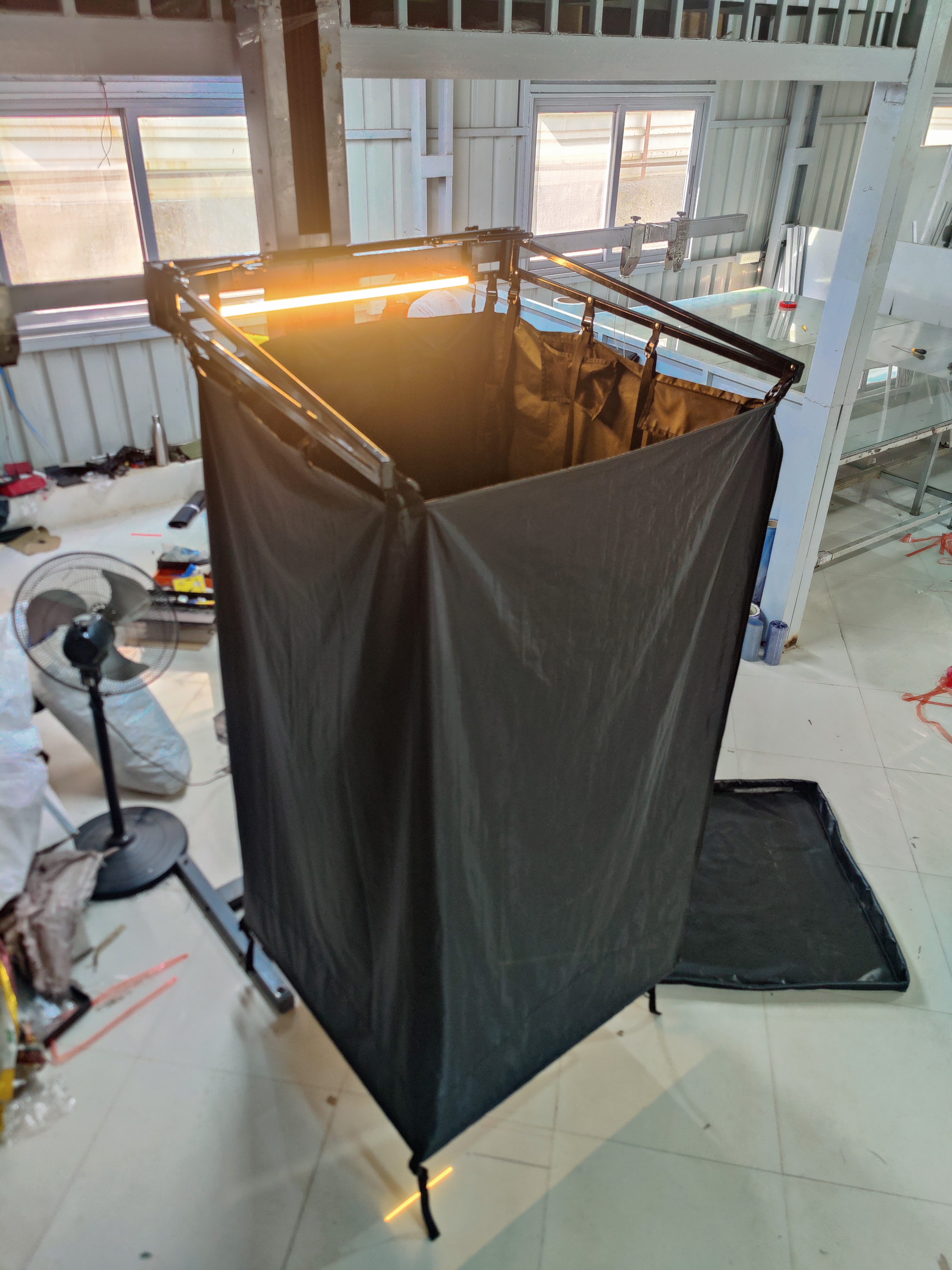 Vehicle Shower Tent Ensuite with LED Lights