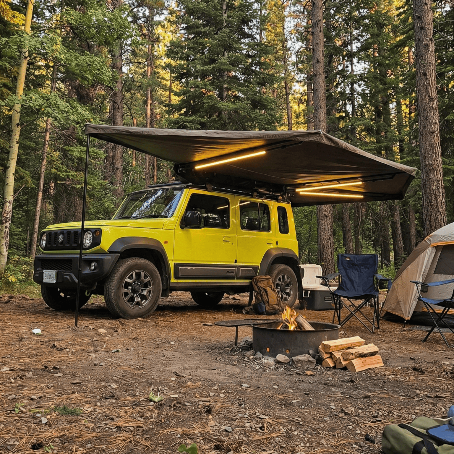 Mammoth 270° XL Freestanding Awning with LED Lights