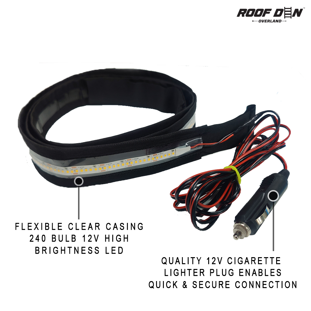 LED Light With Casing For Awning And Roof Top Tent